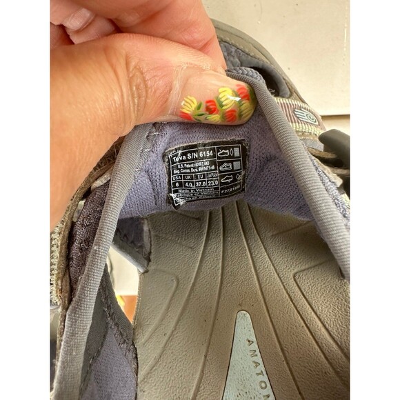 Teva Omnium Sport Waterproof Faux Leather Cushioned Anatomic Footbed Sandal 6 - Picture 7 of 8